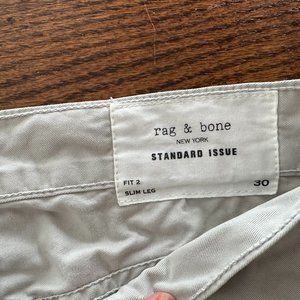 Rag and Bone Men's Gray Pants Size 2 30 Slim Fit